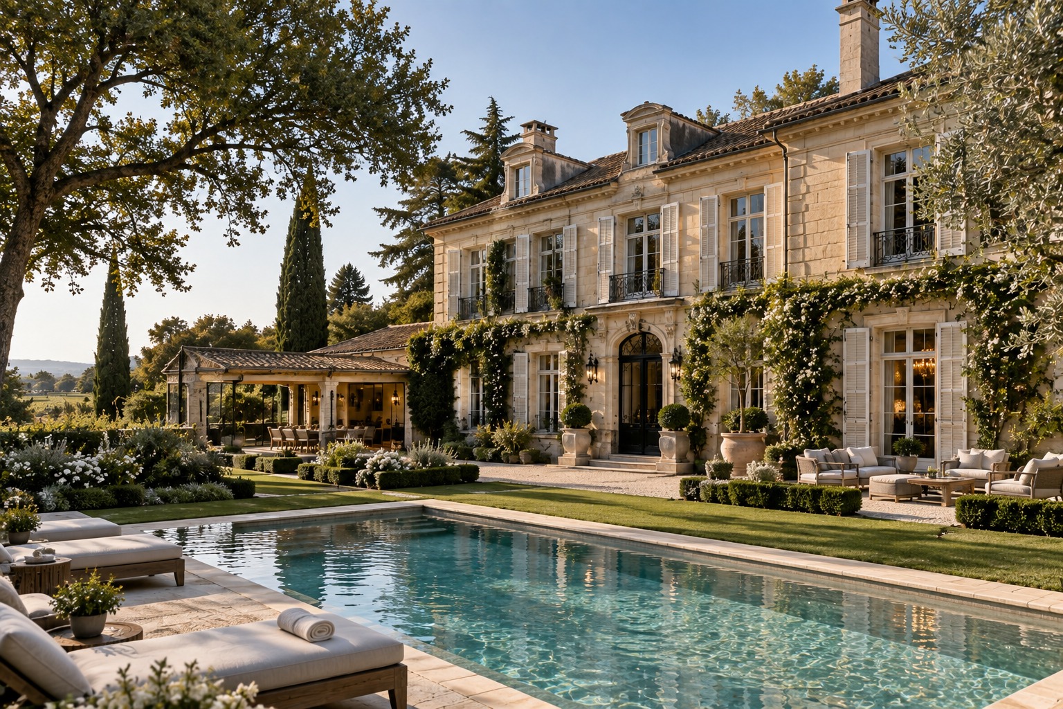 Wine estate manor, Bordeaux